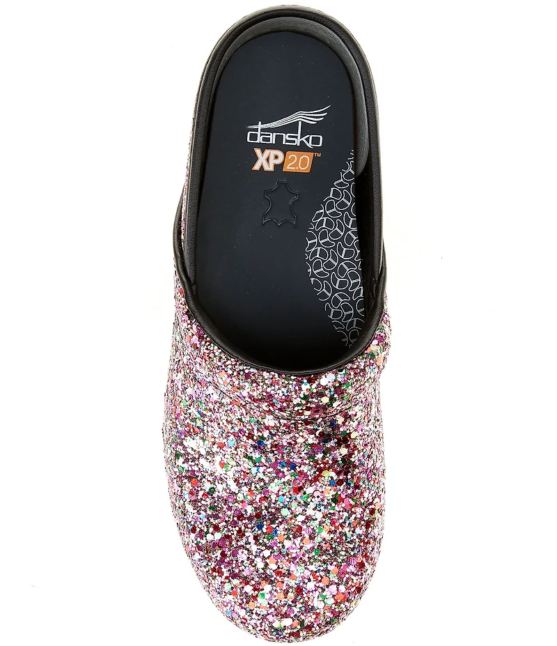 Dansko XP 2.0 Glitter Leather Clogs