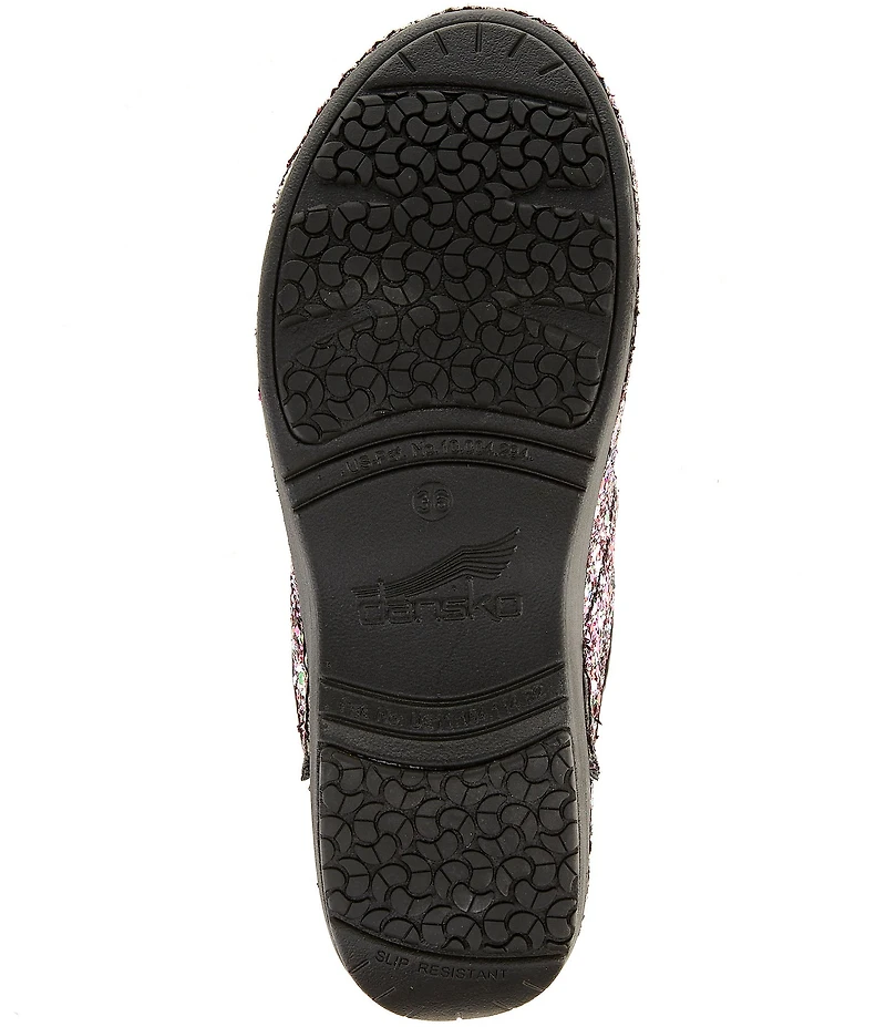 Dansko XP 2.0 Glitter Leather Clogs