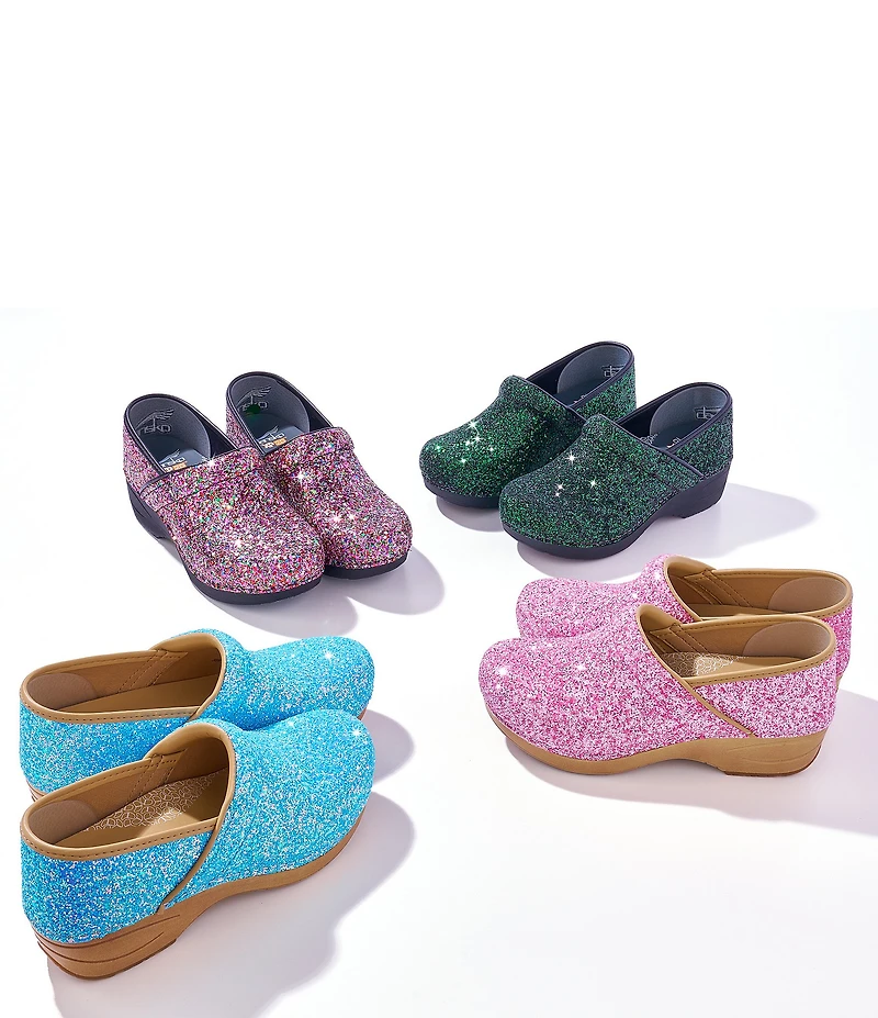 Dansko XP 2.0 Glitter Leather Clogs