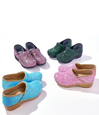 Dansko XP 2.0 Glitter Leather Clogs