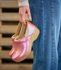 Dansko XP 2.0 Iridescent Leather Clogs
