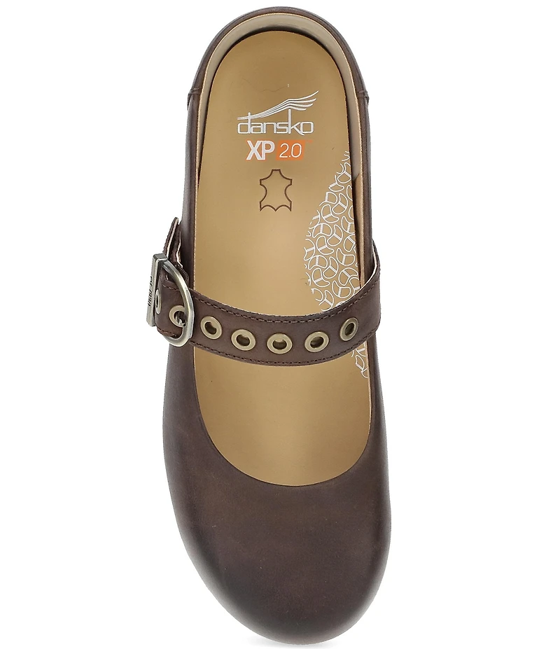 Dansko XP 2.0 Leather Mary Jane Clogs
