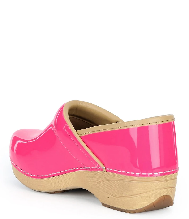 Dansko XP 2.0 Pink Neon Patent Leather Clogs