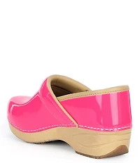 Dansko XP 2.0 Pink Neon Patent Leather Clogs
