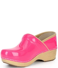 Dansko XP 2.0 Pink Neon Patent Leather Clogs