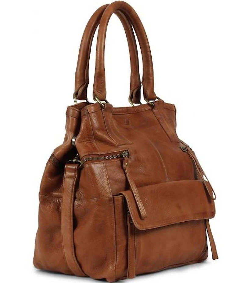 Day & Mood Hannah Small Leather Satchel Bag
