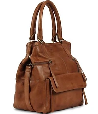 Day & Mood Hannah Small Leather Satchel Bag