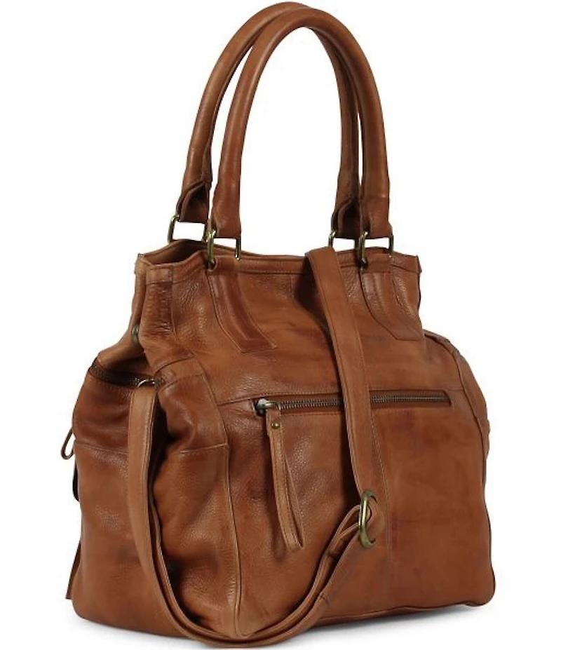 Day & Mood Hannah Small Leather Satchel Bag