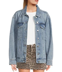 Daze Beau Boyfriend Oversized Denim Jacket