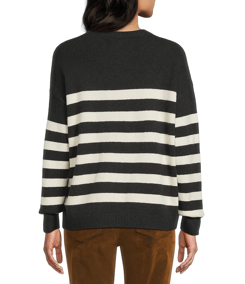 Daze Carlyle Stripe Long Sleeve Sweater