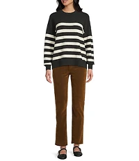 Daze Carlyle Stripe Long Sleeve Sweater