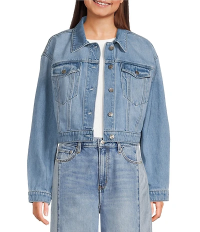 Daze Del Mar Cropped Denim Jacket
