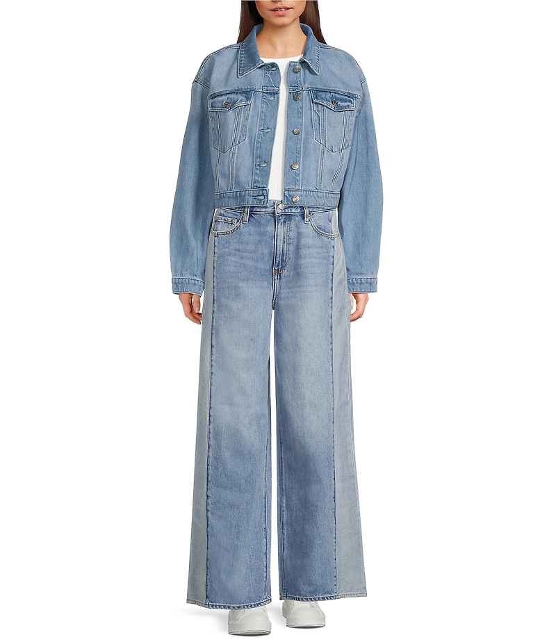 Daze Del Mar Cropped Denim Jacket