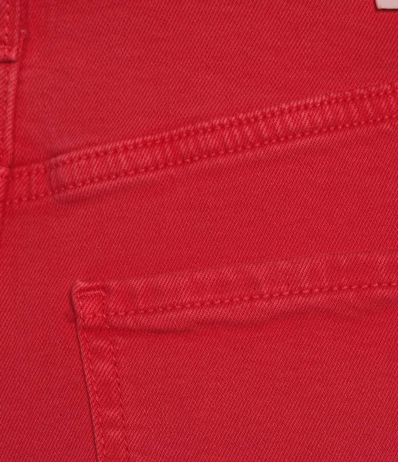 Daze Far Out High Rise Cherry Frayed Wide Leg Jeans