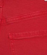 Daze Far Out High Rise Cherry Frayed Wide Leg Jeans