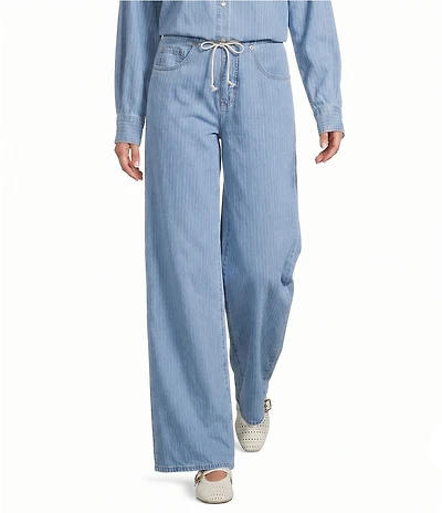Daze Madison Mid Rise Wide Leg Jeans