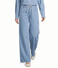 Daze Madison Mid Rise Wide Leg Jeans