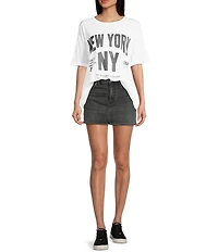 Daze Malibu Midrise Waist Mini Skirt