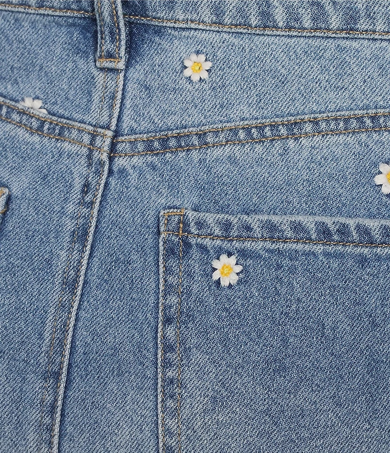 Daze Malibu Micro Mini Daisy Print Skirt