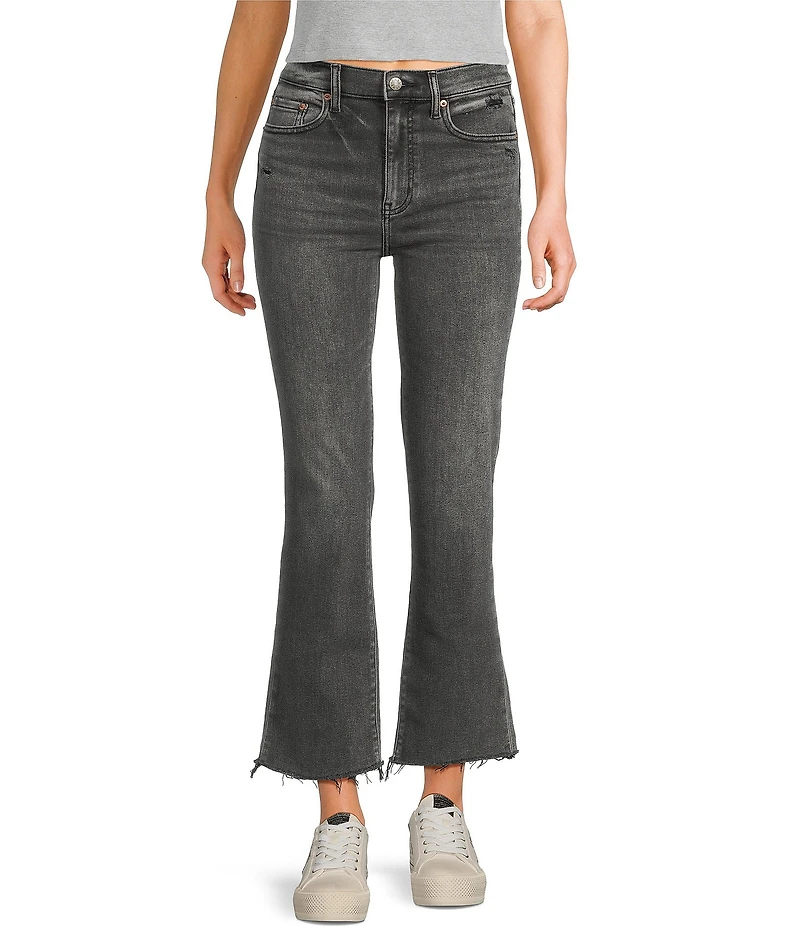 Daze Shy Girl High Rise Frayed Hem Denim Jeans