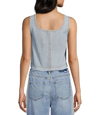 Daze Solana Denim Coasting Tank Top
