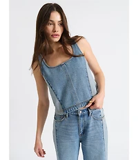 Daze Solana Denim Coasting Tank Top