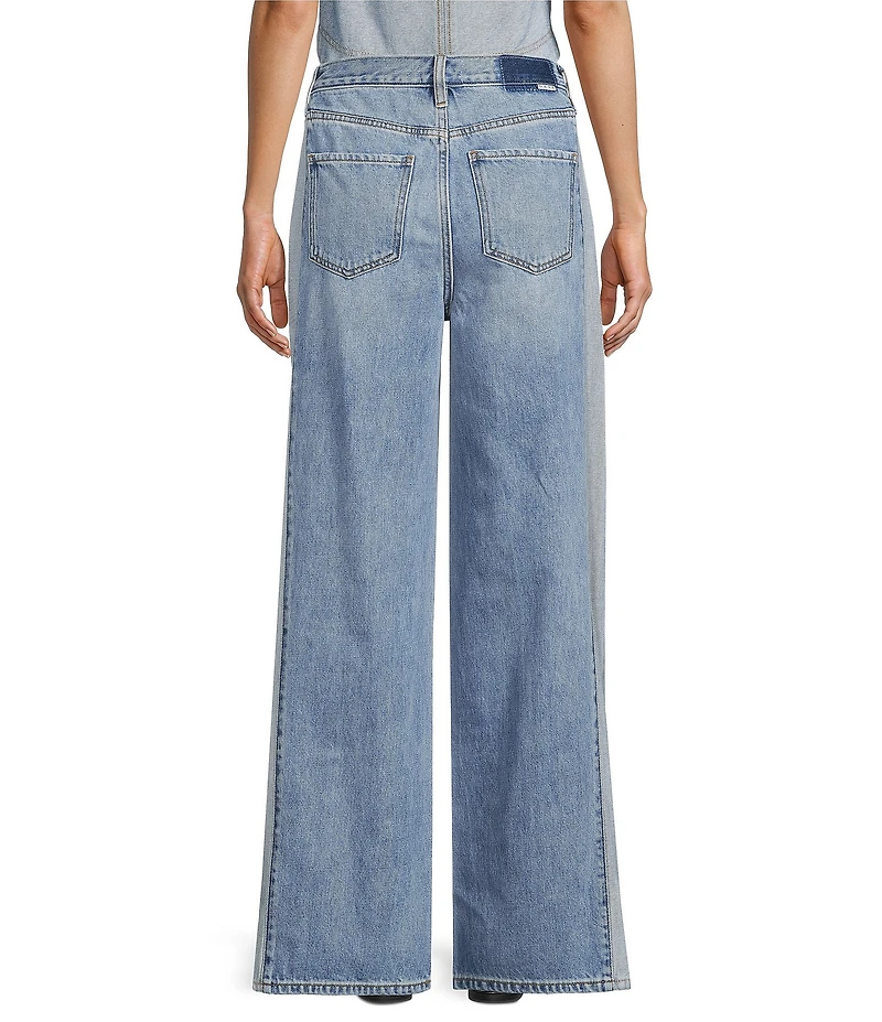 Daze The Wanderer Baggy Two Tone Jeans
