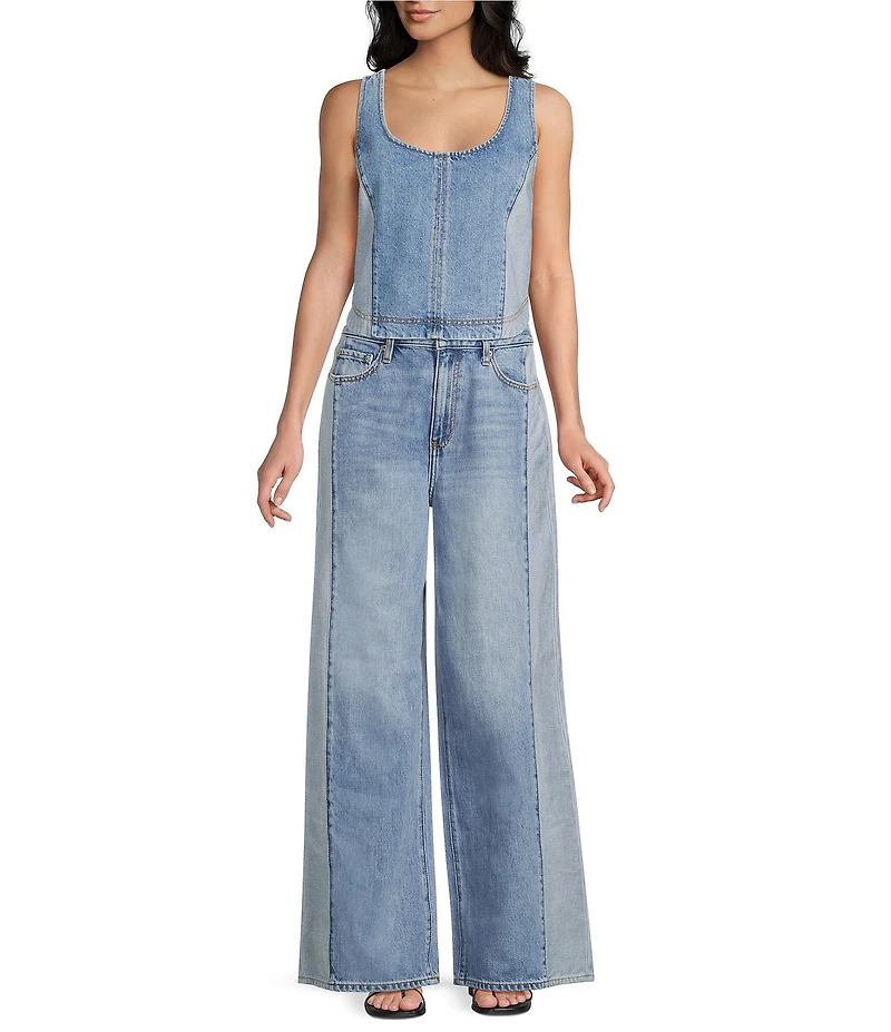 Daze The Wanderer Baggy Two Tone Jeans
