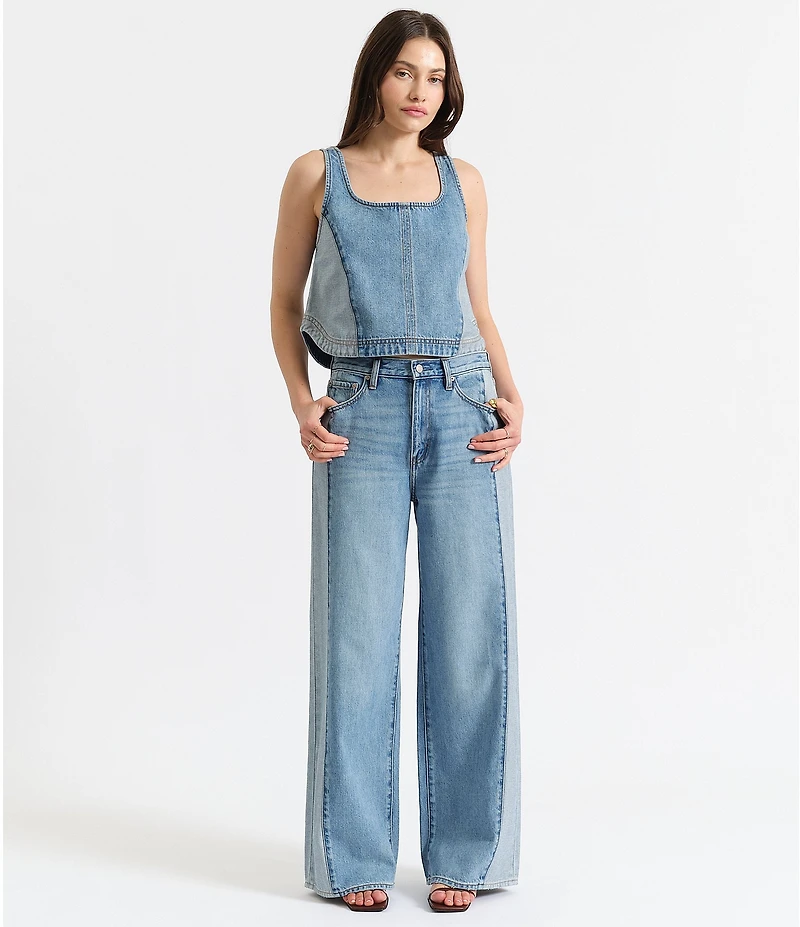 Daze The Wanderer Baggy Two Tone Jeans