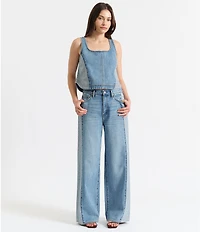 Daze The Wanderer Baggy Two Tone Jeans