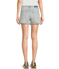 Daze Troublemaker Distressed High Rise Shorts