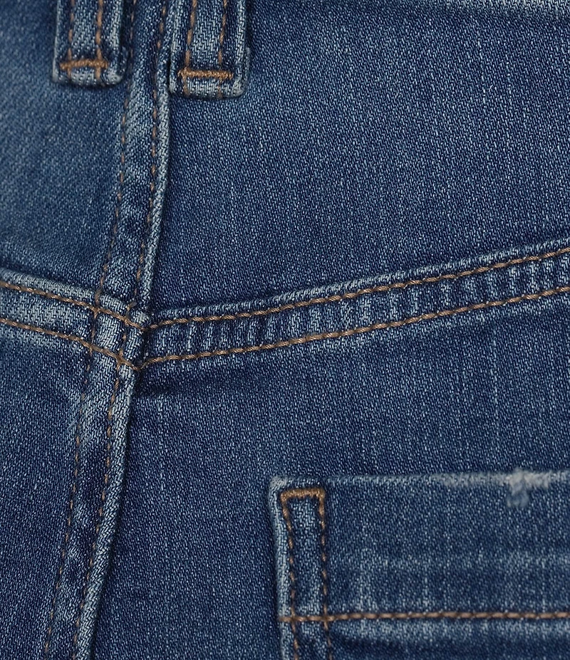 Daze Valley Girl Denim High Rise Patch Pocket Shorts