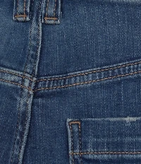 Daze Valley Girl Denim High Rise Patch Pocket Shorts