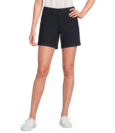 Dear John South Hampton Twill Mid Rise Straight Leg Shorts