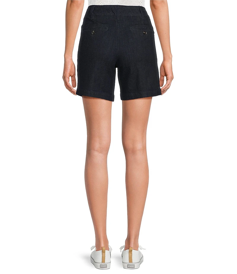 Dear John South Hampton Twill Mid Rise Straight Leg Shorts