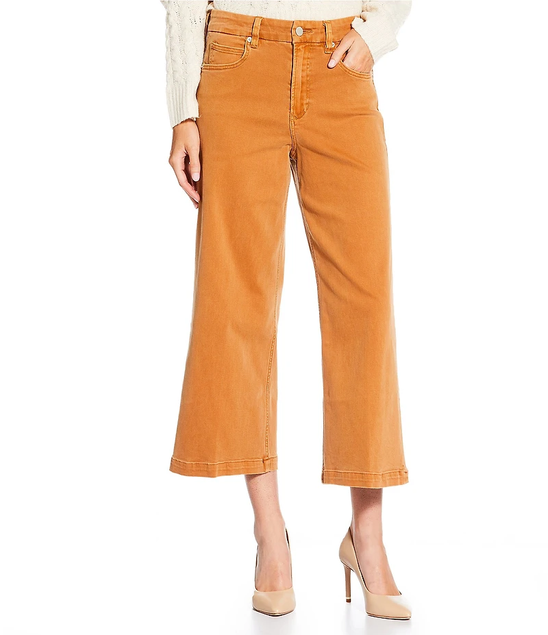 Dear John Audrey High Rise Wide Leg Cropped Jeans