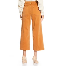 Dear John Audrey High Rise Wide Leg Cropped Jeans