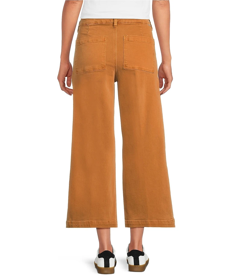 Dear John Audrey High Rise Wide Leg Cropped Jeans