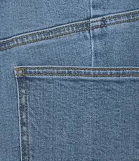 Dear John Audrey Stretch Denim Cropped Wide Leg Jeans