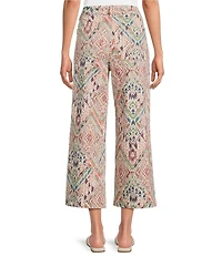 Dear John Audrey Tropical Abstract Print Capri Jeans