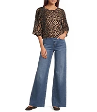 Dear John Fiona Denim High Rise Wide Leg Jeans