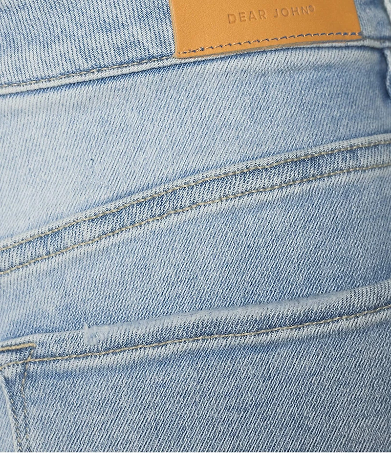 Dear John Fiona High Rise Wide Leg Raw Cut Jeans