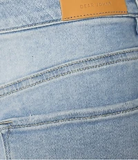 Dear John Fiona High Rise Wide Leg Raw Cut Jeans