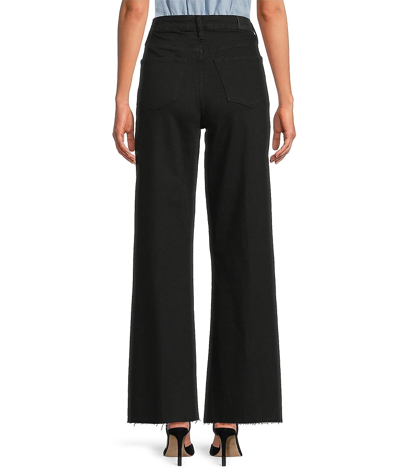 Dear John Fiona Stretch Denim High Rise Wide Leg Ankle Jeans