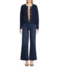 Dear John Fiona Stretch Denim High Rise Wide Leg Jeans