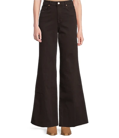 Dear John Fiona Stretch Denim High Rise Wide Leg Jeans