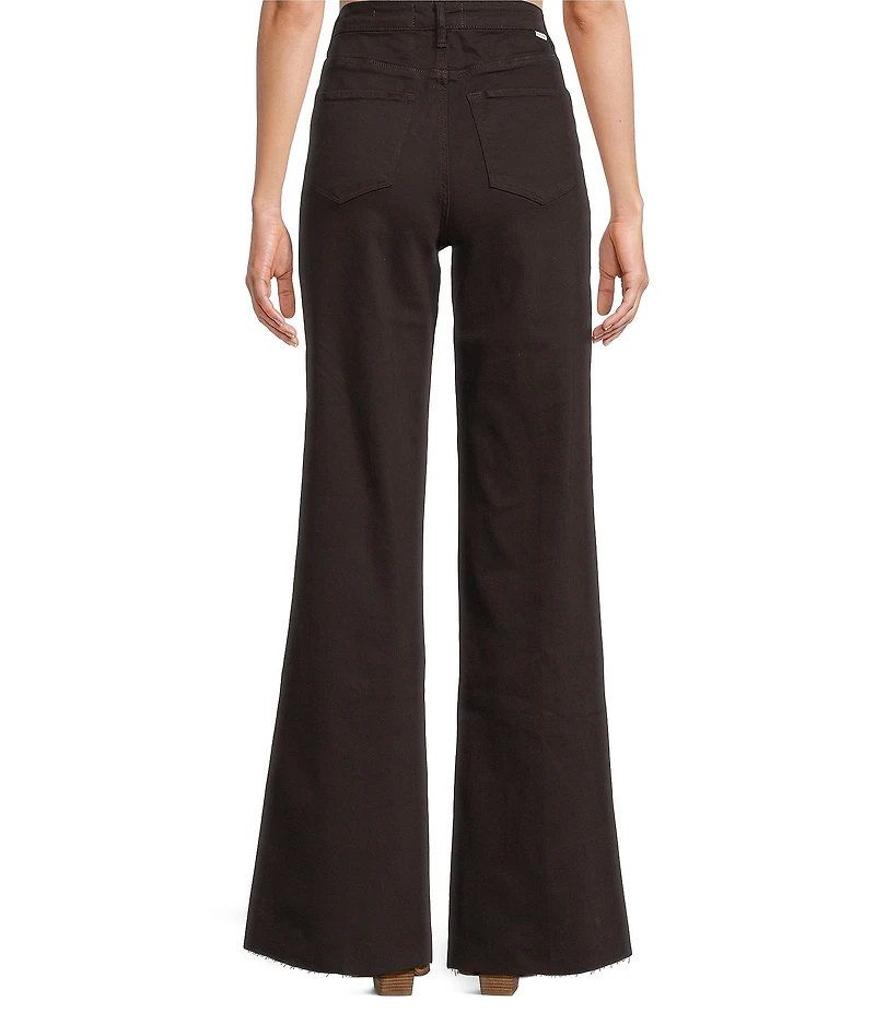 Dear John Fiona Stretch Denim High Rise Wide Leg Jeans