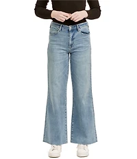 Dear John Fiona Wide Leg High Rise Cut-Off 5-Pocket Jean