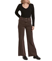 Dear John Fiona Wide Leg High Rise Cut-Off 5-Pocket Jean