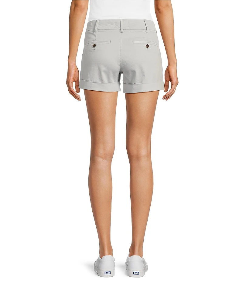 Dear John Hampton Stretch Twill Mid Rise Flat Front Shorts